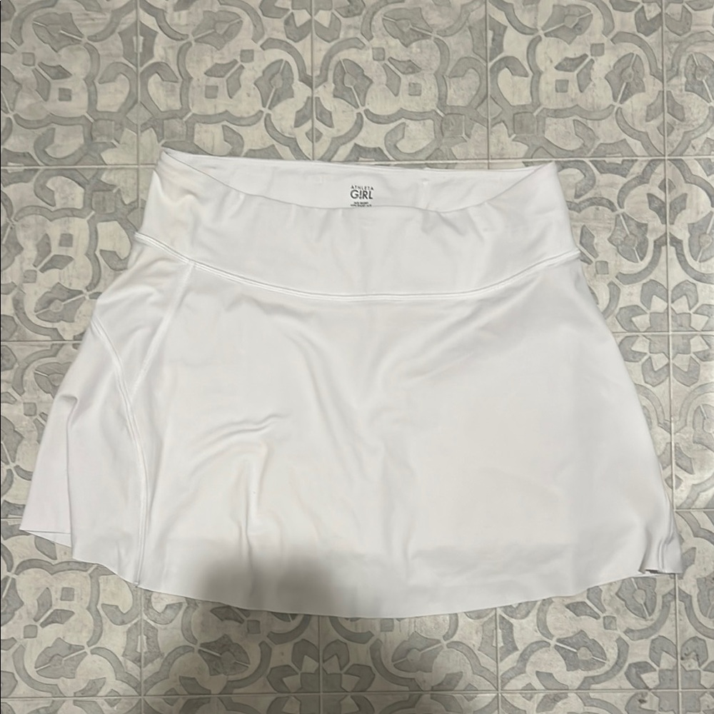 Athleta girl white tennis skirt